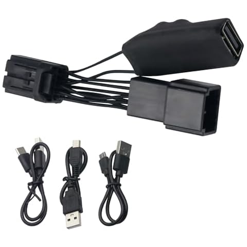 GPS Dash Cam Power Adapter (10-pin Type A) for Subaru, Nissan and More with Auto-dimming Rearview Mirror Dashcam Charger Cable Cover