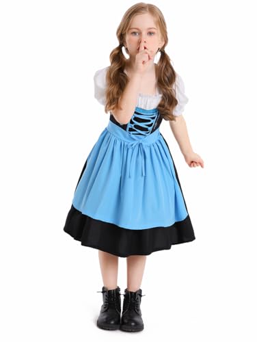 Disfraz Completo Dirndl Baviera Para Niñas miniatura 2