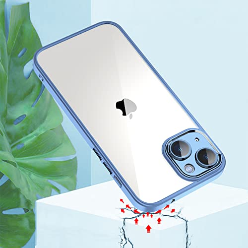 EGOTUDE-Ultra-Hybrid-Camera-Lens-Protection-Never-Yellowing-Back-Cover-Case-for-iPhone-14-Sierra-Blue