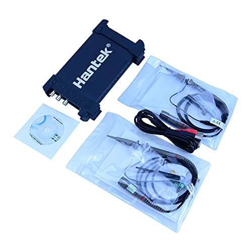 Image of Hantek 2 Channels 80Mhz Oscilloscope PC USB Oscilloscope Digital Storage Virtual Laptop Handheld Portable Osciloscopio (6082BE)