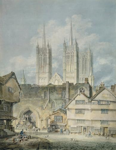 Pinturas famosas cuadro en lienzo de catedral de Turner 60x90cm para solucionar paredes vacías