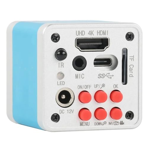 顕微鏡キット 51MP 34MP 48MP 4K 2K 1080P デジタル顕微鏡 USB Type-C 工業用電子顕微鏡カメラ 顕微鏡レンズアダプター(4K USB Type-C)