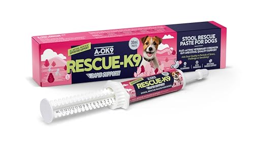 A-OK9 Probiotic Paste for Dogs 30ml Rapid Digestive Support for Upset Stomach Diarrhea Treatment & Gut Health Prebiotics for Gut Balance & Firm Stools Dog Tummy Settler for All Breeds Made UK