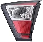 DNYSYSJ Outer/Inner Tail Light Assembly Fit For 2017-2019Ford EscapeKuga Halogen Rear Tail Light Replacement With Bulbs Left Right Side Taillights With Clear & Red Lens (Rear Inner Side, Right)