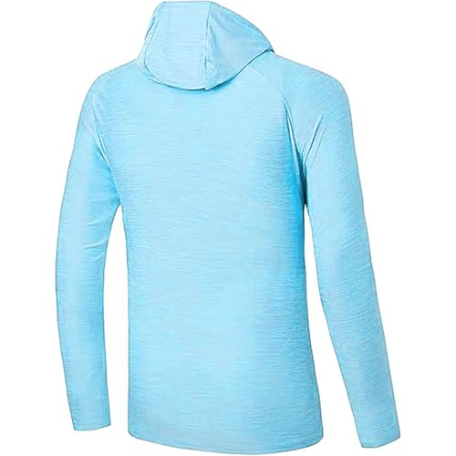 Men's Sun Protection Hoodie UPF 50+ Fishing Hiking Shirt Lightweight Long Sleeve UV Rash Guard Cooling Hoodies4