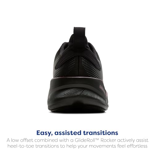 Brooks Women’s Ghost Max 4 Neutral Running & Walking Shoe - Black/Black/Rose Gold - 9.5 Medium - image 3