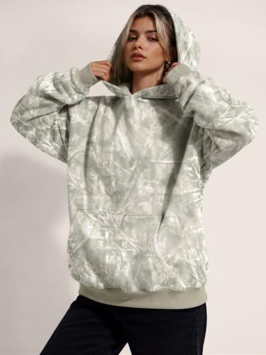 Image of Trendy Queen Women Oversized Hoodies Fall Outfits | Gentle Skin Feel, Aesthetic Drop Shoulder, Large Kangaroo Pocket, Seamless Daily Outfit Match