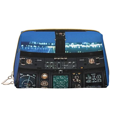 Trousse de maquillage en cuir portable blanc pour femmes et filles