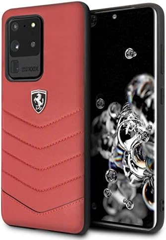 Ferrari Protective Case for SA S20 Ultra - Heritage Quilted - Red