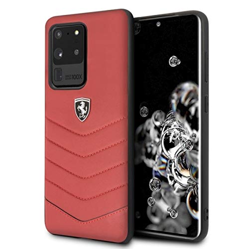 Ferrari Protective Case for SA S20 Ultra - Heritage Quilted - Red