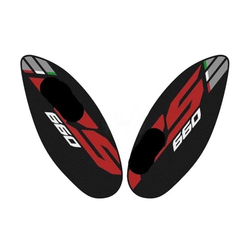 Protections latérales réservoir carburant moto anti-glisse pour Aprilia TUONO RS 660