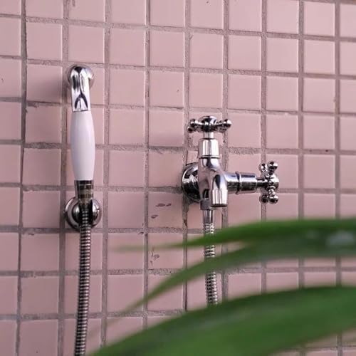 Robinet d'eau à double sortie 1/2" avec commande indépendante pour l'irrigation