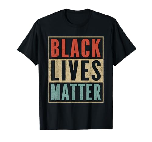 Vintage Retro BLM Shirt Black Lives Matter T-Shirt