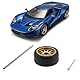 Briny River 2 Set HO Scale Road Racing Gold Rad mit Reifen Achsen kompatibel mit Aurora T-Jet Rrr Modellauto Racing