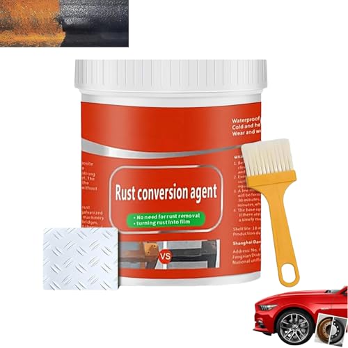 Esmalte Pro Anax Para Metal, Esmalte Proanox Para Metal, Multipurpose Rust Remover Spray, Instant Rust Remover for Metal, with Brush, Anti Rust Coating for Metal (0.3kg,White)