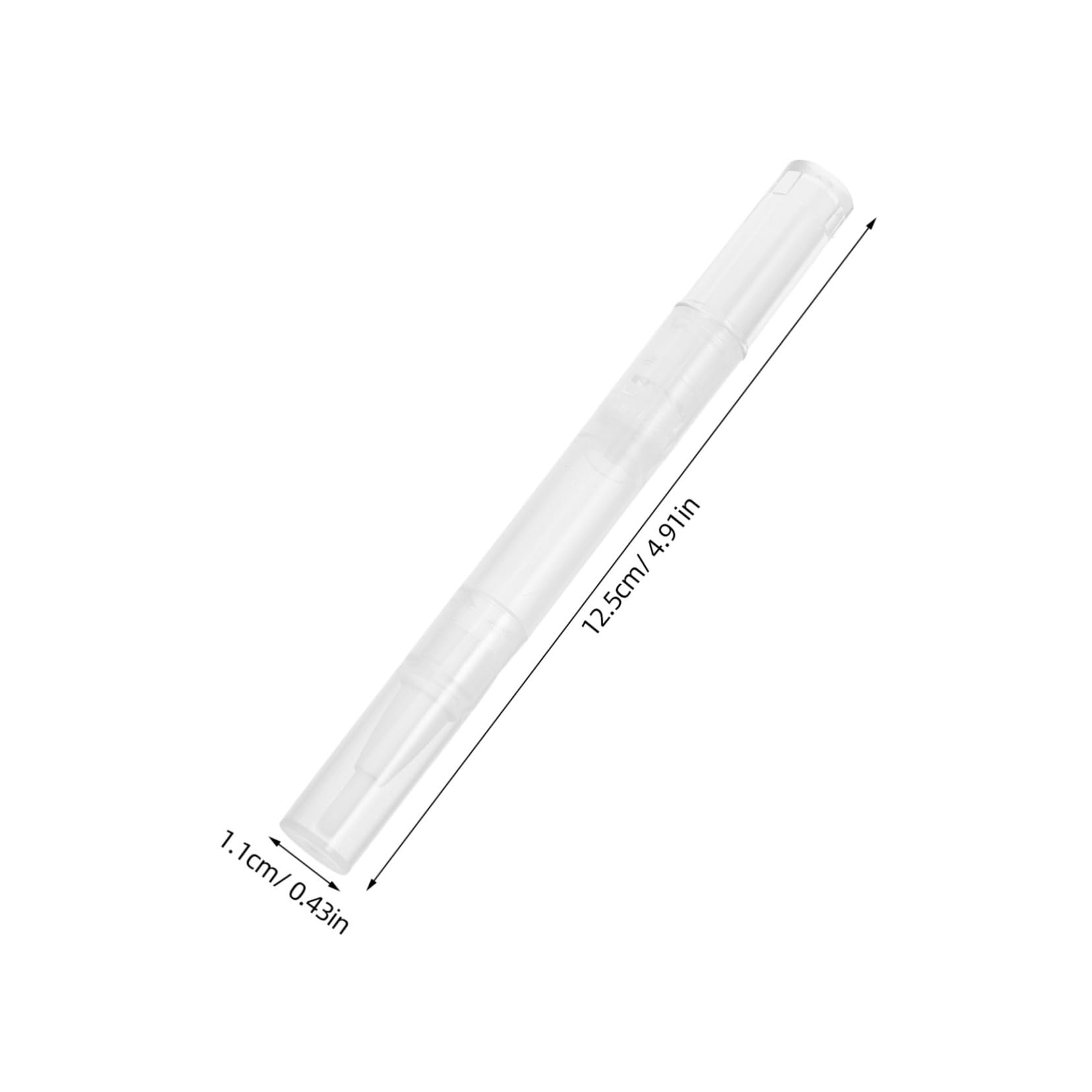 40 Pezzi Penna per Cuticole Ricaricabile Trasparente per Unghie Applicatore Twist per Personalizzata e Applicazione Precisa
