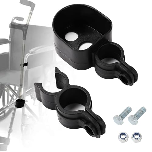 Supports de canne pour fauteuil roulant, support pour béquilles, fauteuil roulant électrique, canne de marche, accessoire universel, support pour béquille