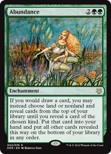 Magic The Gatheringabundanciaduelo de cartas Nissa vs OB nixilis