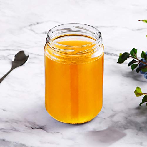 Praknu 12 Preserving Jars 500ml met deksels, labels - luchtdichte Twistoff Jars voor het inmaken - Image 3