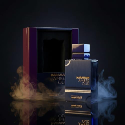Image of Al Haramain Amber Oud Dubai Night Edition Extrait De Parfum, 100ml - Unisex Amber Woody Saffron Oud Eau de Parfum