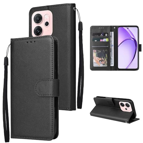 Étui pour iPhone 15 Pro Max avec rabat magnétique et fentes cartes