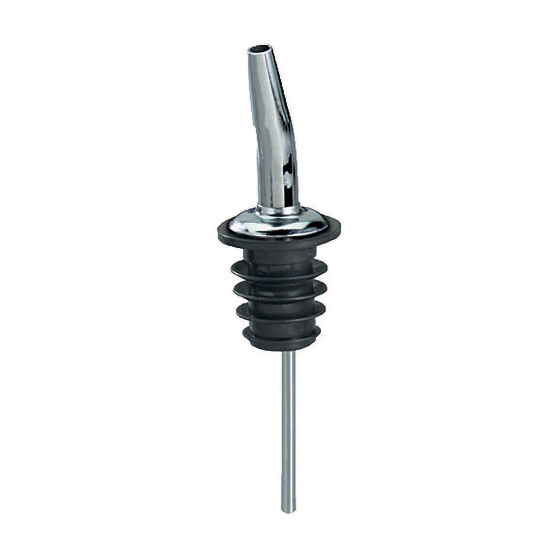 Tablecraft Chrome-Plated Free-Flow Pourer [Set of 12], 1.15 x 1.15 x 4.63 inches
