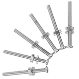 Levemolo 6 Tornillos de Acero Inoxidable para Escaleras de Piscina Fijaciones Resistentes y Seguras para Repuesto Accesorios Aplicables para Escaleras Subacuáticas de Piscina Paquete de