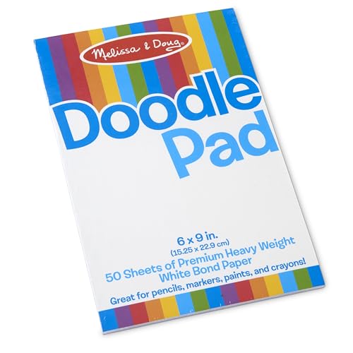 Bloc de feuilles de papier Melissa & Doug pour gribouiller 15x23 cm - 6