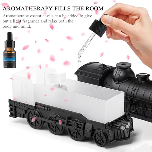 Difusor aromático eléctrico Humidificador Tren Negro miniatura 4