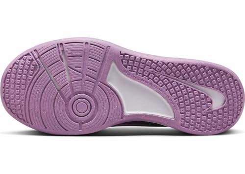 Nike Omni Multi-Court Big Kids' Indoor Court Shoes (DM9027-401, Obsidian/White/Rush Fuchsia) Size 52