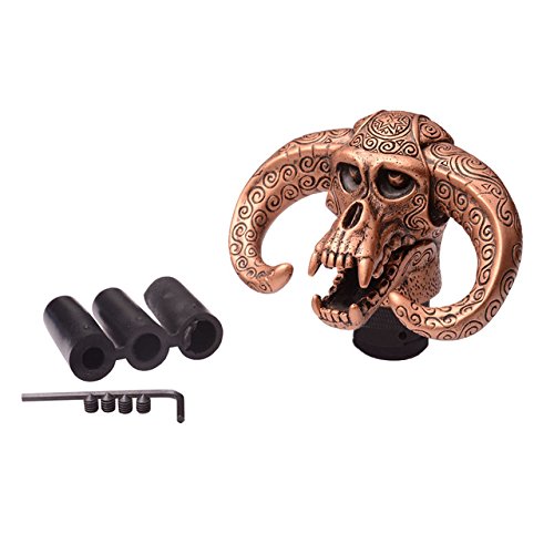 Personalized Primitive Tribe Horn Devil Skull Shifter Knobs Automatic