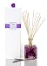 Manu Home French Lavender Diffuser - Made with Real Lavender Stems and Extract from Provence ~ Includes two sets of sticks (Natural & Black) ~ Made in the USA!