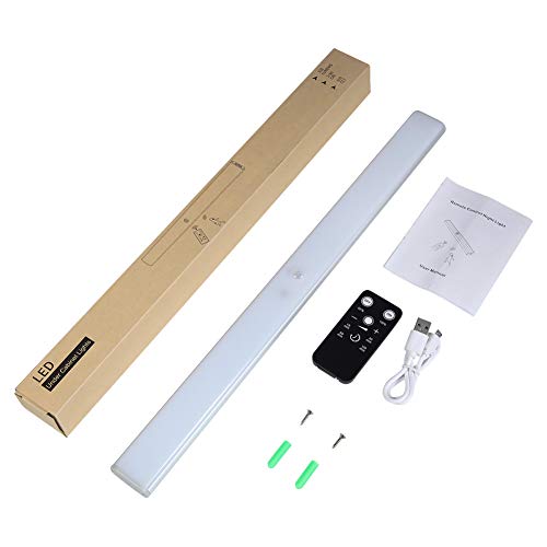 LITAKE 82 LED Under Cabinet Lighting Rechargeable,Wireless Motion Activated LED Closet Light with Remote,Dimmable Under Cabinet Lights,Stick-on Anywhere LED Light for Bedroom Kitchen Hallway