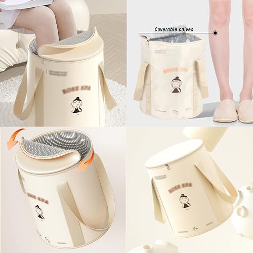 Cubo plegable aislante para baño de pies 20L miniatura 3