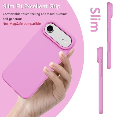 Image of iPhone air Case Silicone,Soft Microfiber Lining(Pulm Pink)