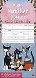  Rosina Wachtmeister Familienplaner. Wandkalender 2020. Monatskalendarium. Spiralbindung. Format 21 x 45 cm