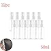 Produktbild Madmoon 12PC Sprühflasche klein,Clear Zerstäuber Sprayflasche leer, Parfumzerstäuber, Tragbares Reiseflaschen Set,Atomiser Plastic Sprühflaschen mit Plastiksprühgerät (50ML)