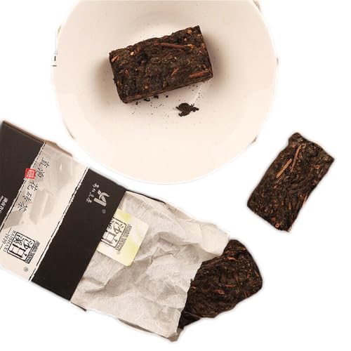 Thé noir Anhua Fu Cha brique de 240g boisson instantanée assortie