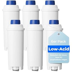 Waterdrop Low-Acid Filtre, Remplacement pour Filtre à Eau De'Longhi® (6)