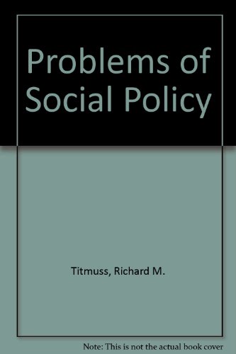 Problems of Social Policy,