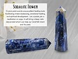Zoom IMG-2 aashita creations sodalite crystal tower Zoom IMG-2 aashita creations sodalite crystal tower