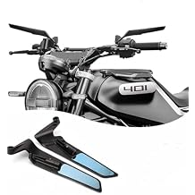 FOR Svartpilen 401 svartpilen 401 2024 2023 2022 2021 Accessories Rearview mirror Motorcycle rotatable rearview mirror Safety mirror Reflector Wing mirror Anti-glare side mirror