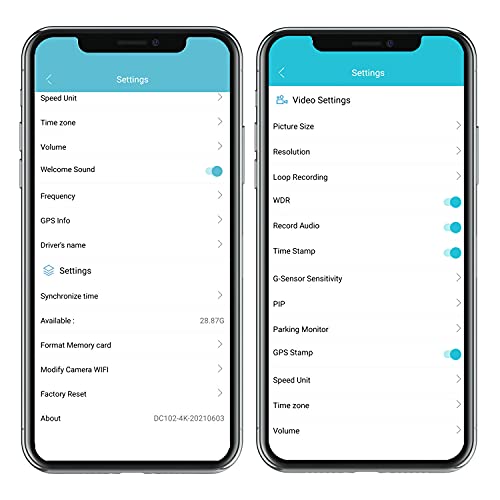 Nordväl DC102-4K Dashcam 2CH WiFi + GPS (64GB) - Image 8