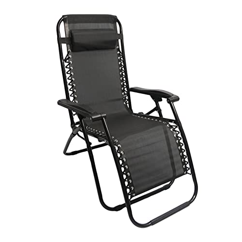 Chaise longue zero gravity 72 cm pliable pour terrasse et camping - 2