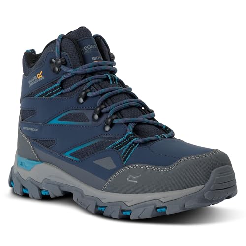 Regatta Womens/Ladies Holcombe III Walking Boots (9) (Navy/Exotic Plume)