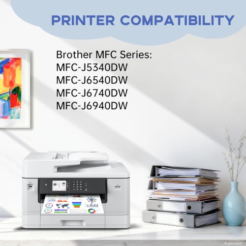 Image of Miss Deer LC402XL Ink Cartridges for Brother LC402XL LC402 Ink High Yield New Vesion, Work for Brother MFC-J5340DW MFC-J6540DW MFC-J6940DW Printer (Black,Cyan,Magenta,Yellow) 4 Pack
