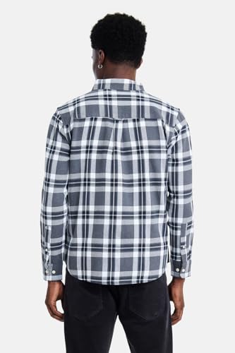 Image of SNITCH Men Casual Shirt | Regular Fit Full Sleeve Button-Down Collar Buffalo Check Pattern | Premium Cotton Blend & Breathable Fabric Outings