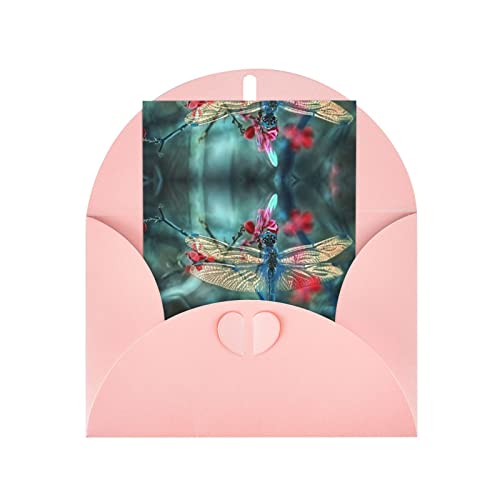 Cartes d'amitié libellule 10x15 pour correspondance vacances et anniversaire