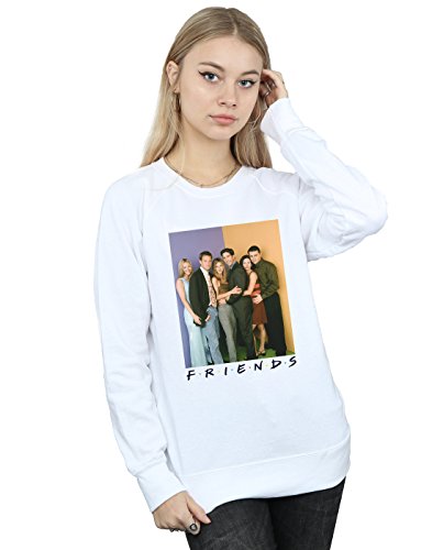 Absolute Cult Friends Women's Group Photo Sweatshirt White XX-Large