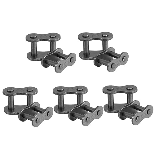 Alipis 10pcs Heavy Duty Chain Joint Links Connecting Buckles for Single Chains Manganese Material for Industrial Use and Daily Repairs